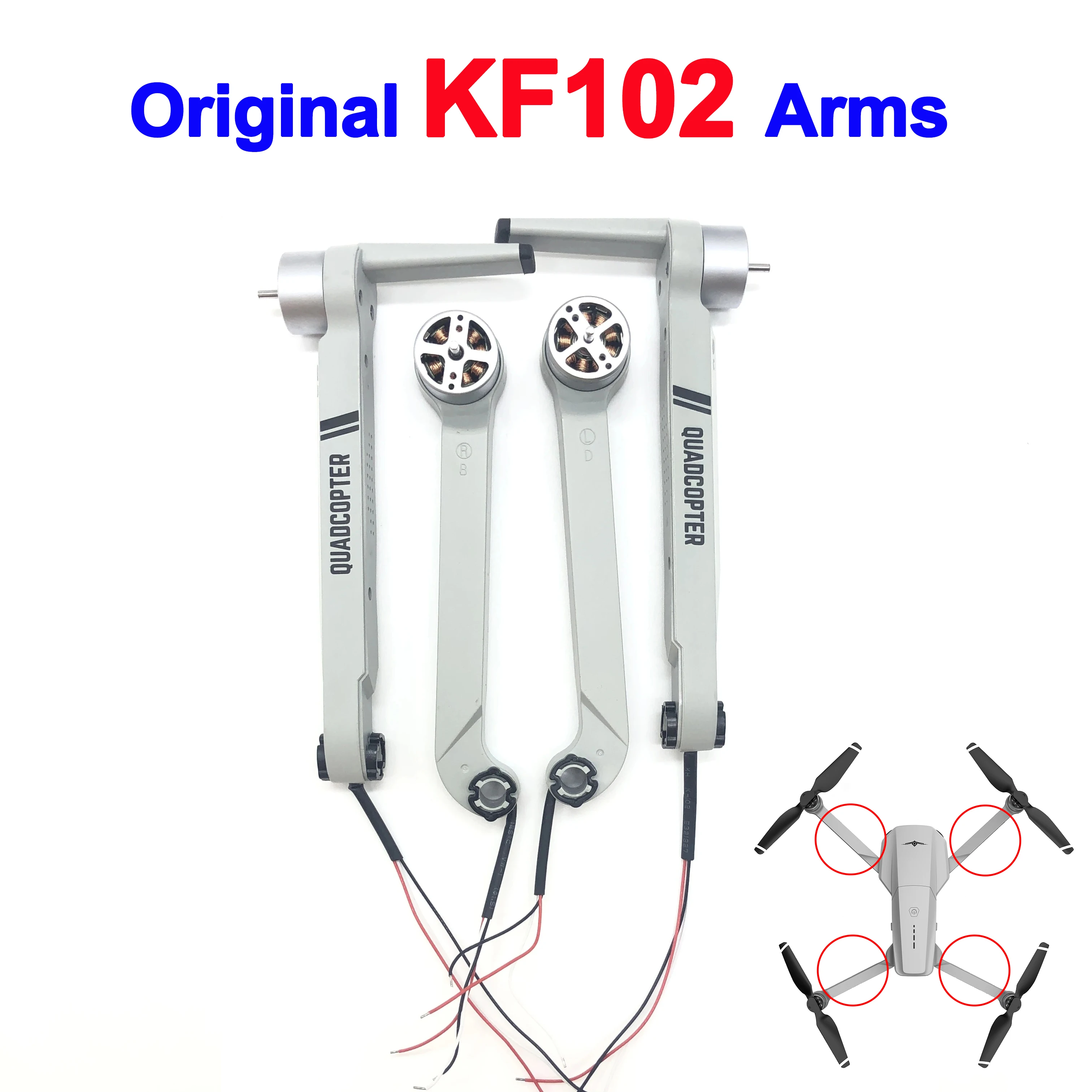 KF102 MAX Voor Achter Arm Rese - Drone Gimbal 2 Axis recensie en prijs
