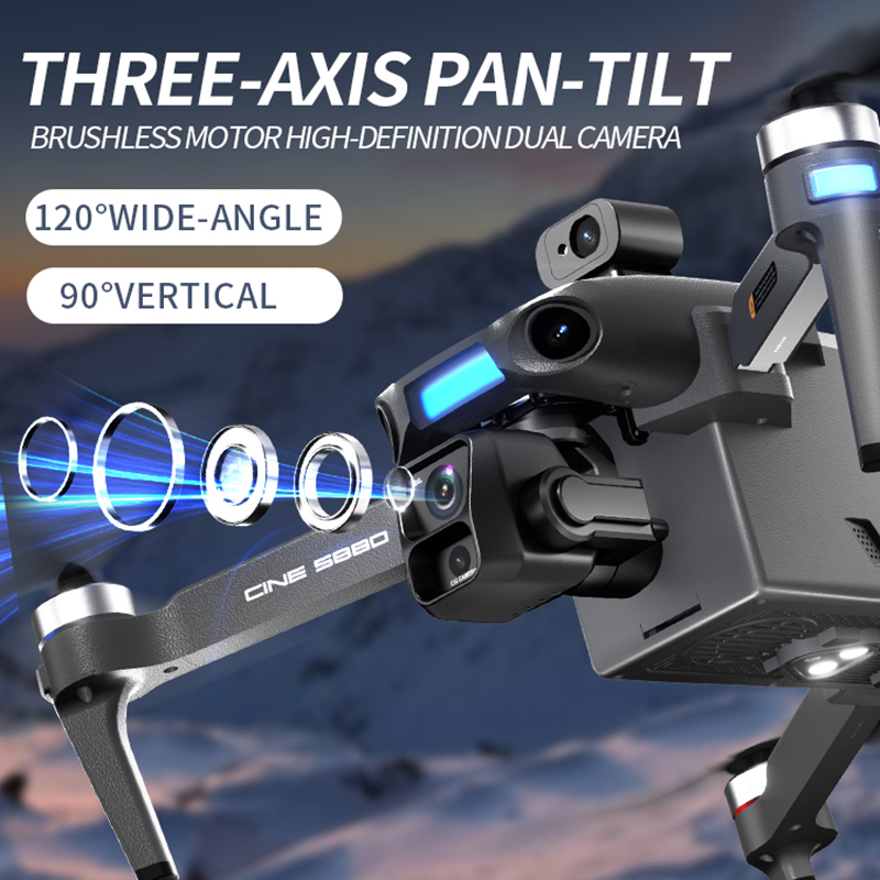 2026 Nieuwe 8K Dual Camera Dro - Drone Gimbal 3 Axis recensie en prijs